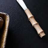 Cheese knife with bamboo handle, 60s