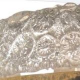 50 cm Murano glass and brass wall light - Egon Hillebrand. Germany 1970.