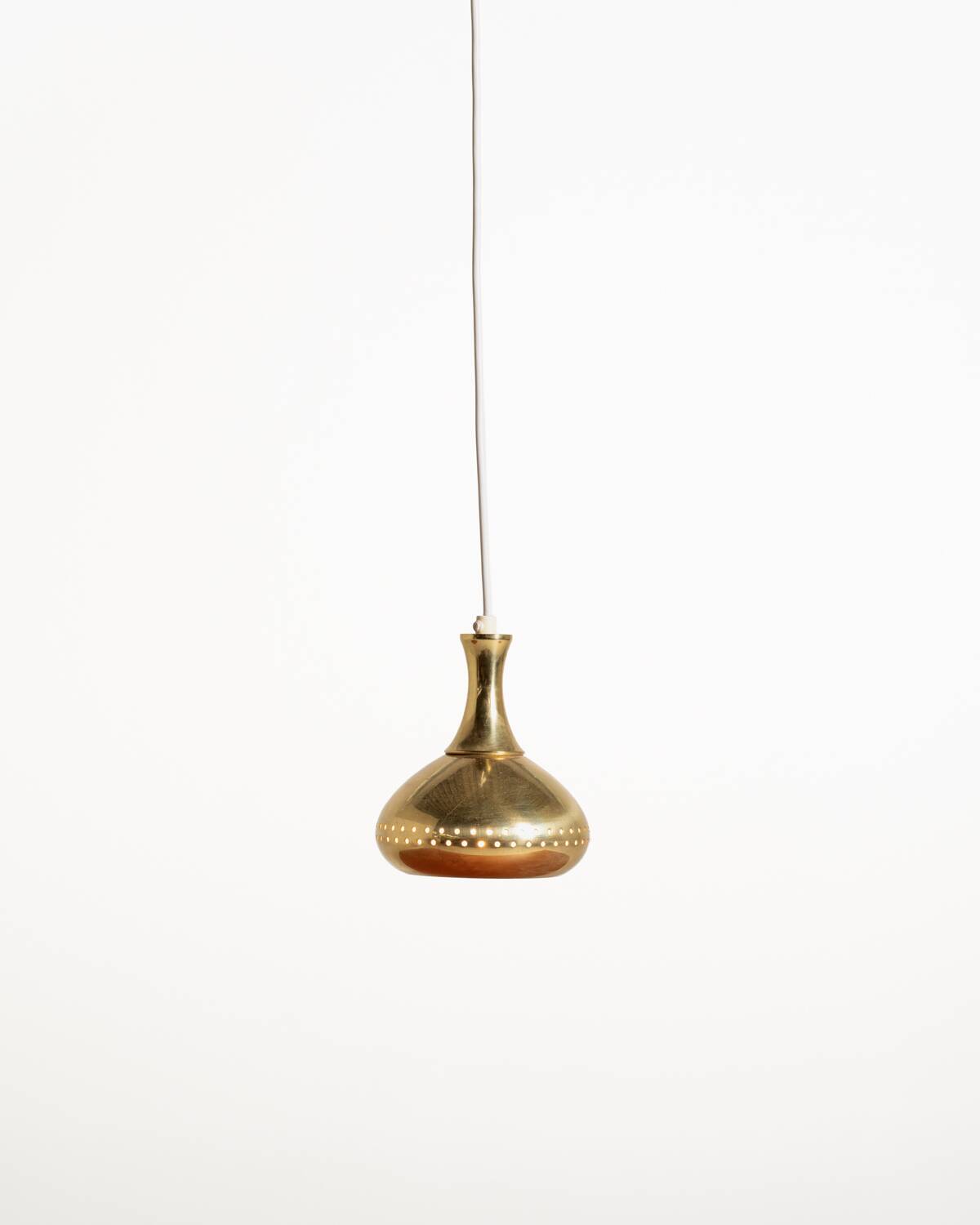 Brass pendant lamp by Scandi-Lamp, 1960s/70s