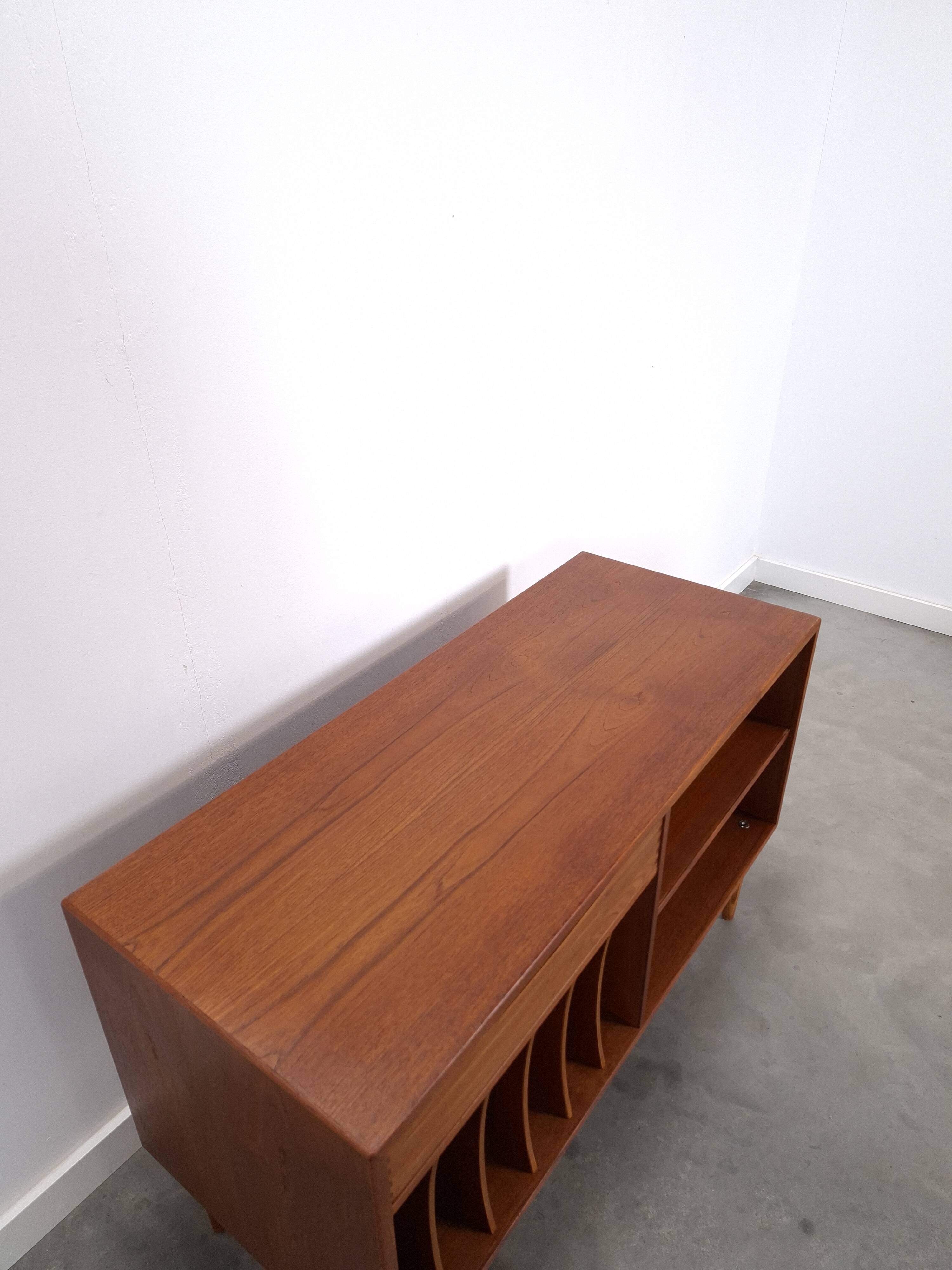 Meuble en teck LP avec tiroir, meuble TV et multimédia, buffet