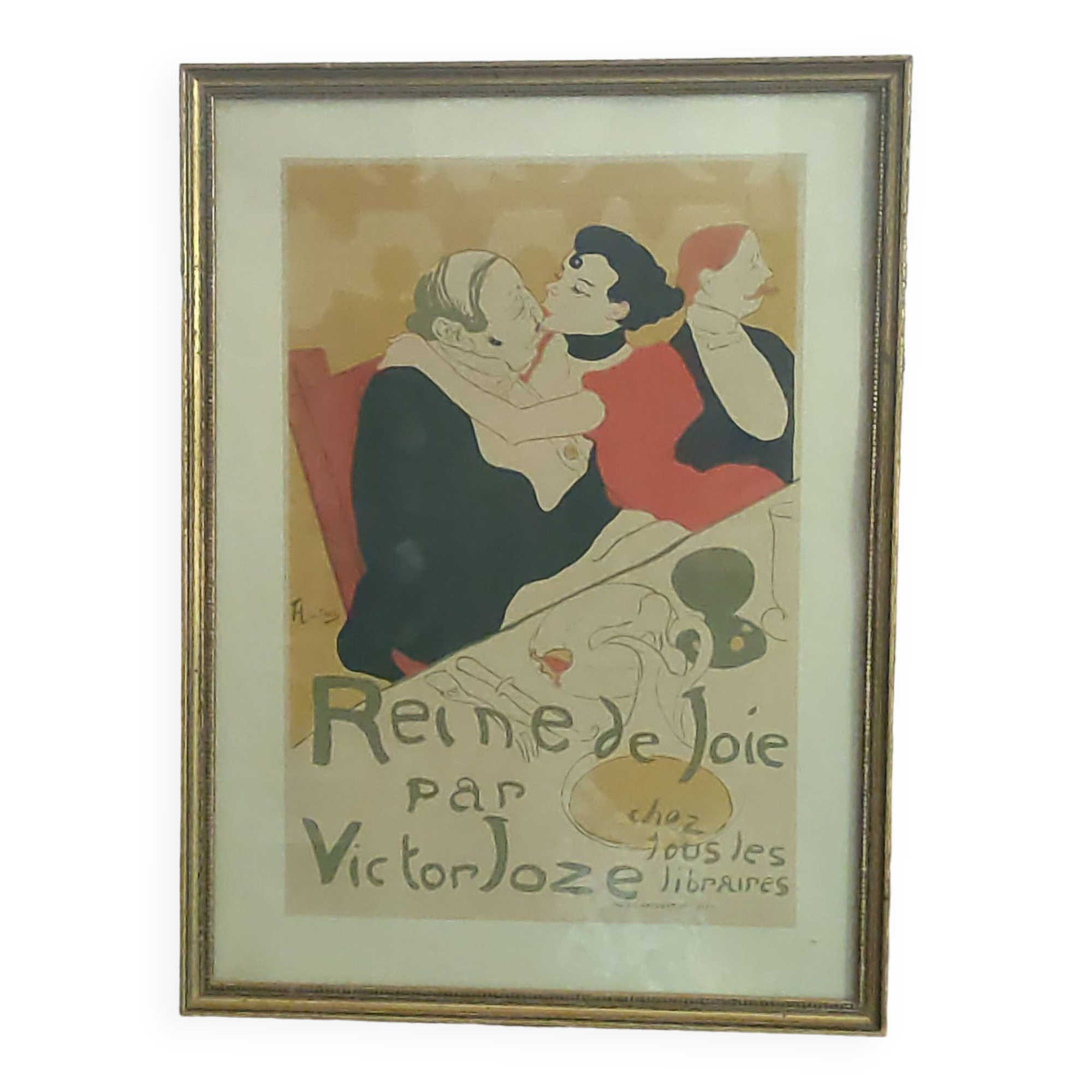 Toulouse Lautrec poster frame "Queen of joy"