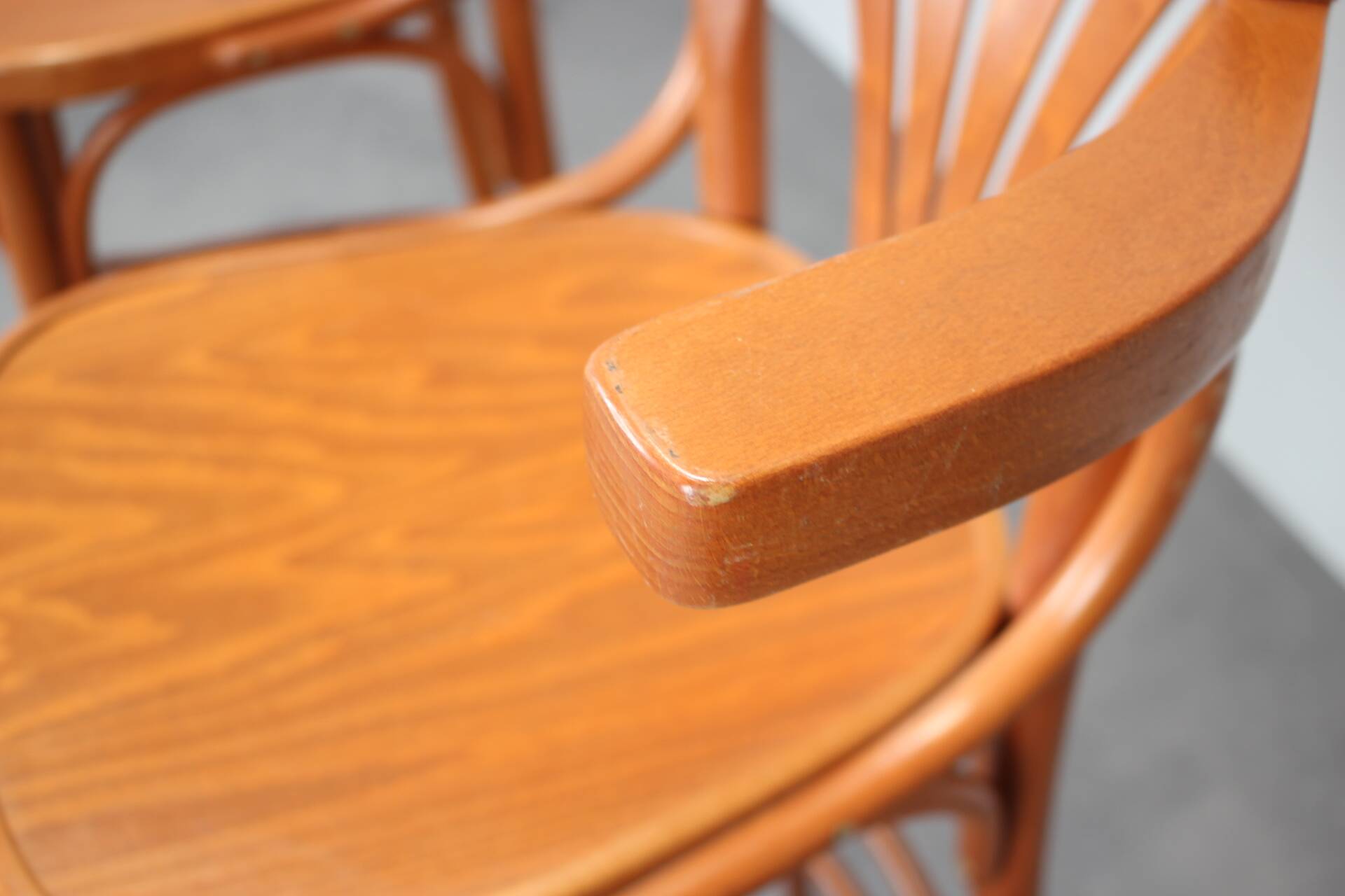Set of 2 Vintage Bar Stools by TON, 1980