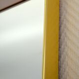 Golden and vintage silver mirror 1960s - 81x40cm