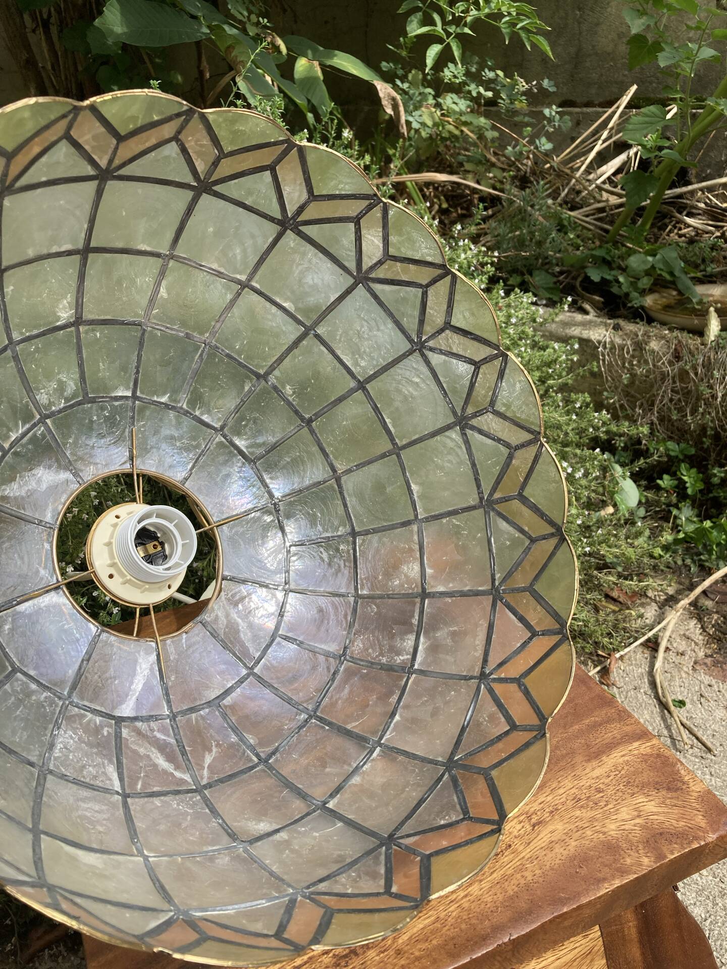 Suspension en nacre Art Nouveau