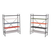 Tomado free standing Metal Colored racks 1960s Holland