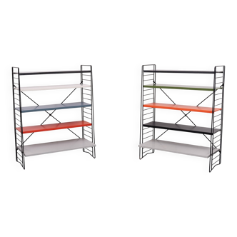 Tomado free standing Metal Colored racks 1960s Holland