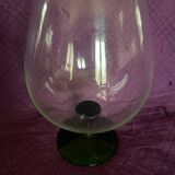 Coupe, vase en verre années 70