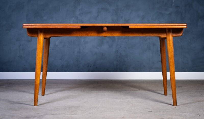 Table de Salle à Manger en Teck AT-312 attribuée à Hans J. Wegner pour Andres Tuck, 1950s