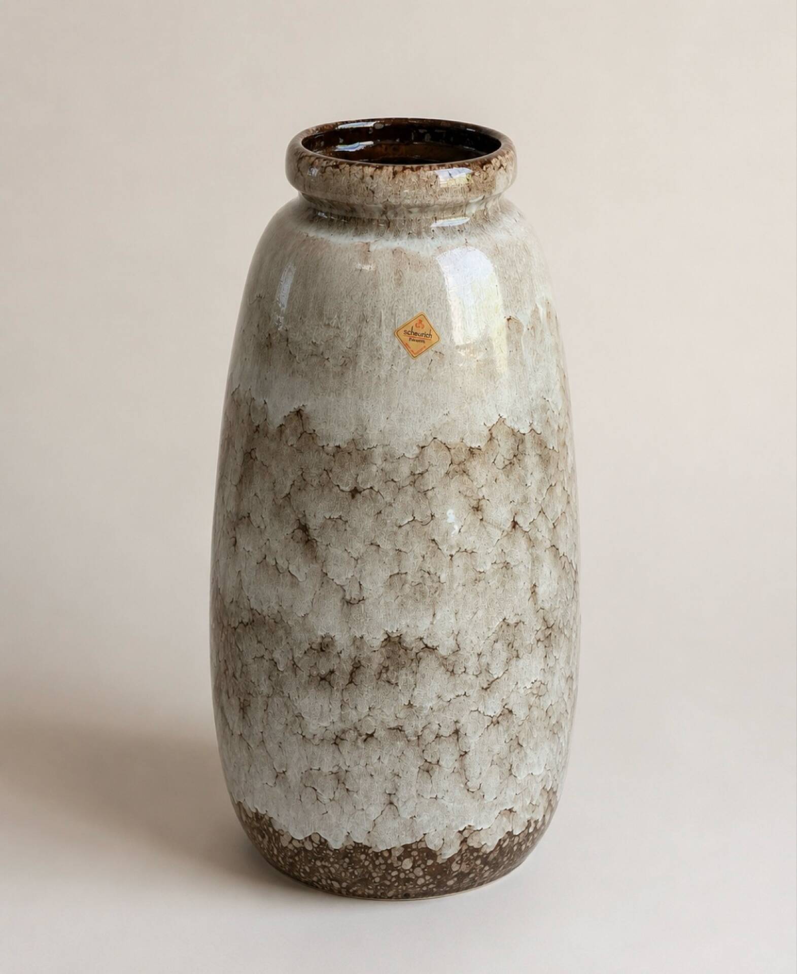 Large vase Scheurich ceramic West Germany 284-47 – 47 cm – Condition exceptional