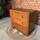 Commode 3 tiroir en bois style art nouveau