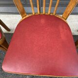 Set of 3 vintage chairs baumann 1960