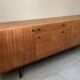 Vintage Scandinavian teak sideboard from the 60s