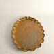 Hollywood Regency Oval Brass Tray by Arvid Johansson, Arvika Konstsmide, Sweden