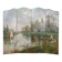 Post-impressionist painted screen by Charles Frechon, France, 1894