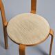 Set of 4 vintage chairs by Bruno Rey, Dietiker Switzerland