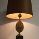 Pair of ostrich egg table lamps, 1960