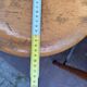 Vintage industrial workshop stool in wood, 1950s