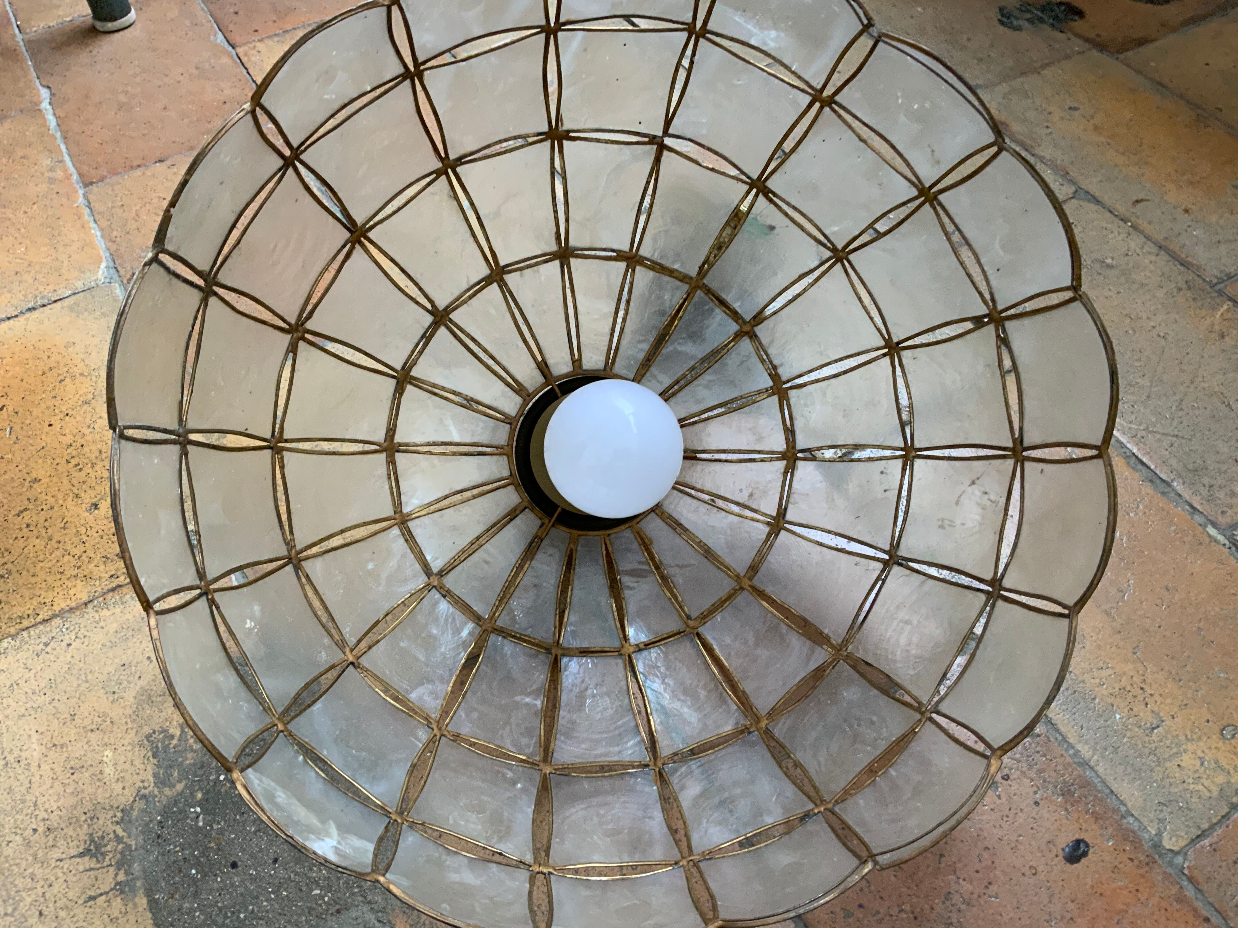 Vintage mother-of-pearl hanging