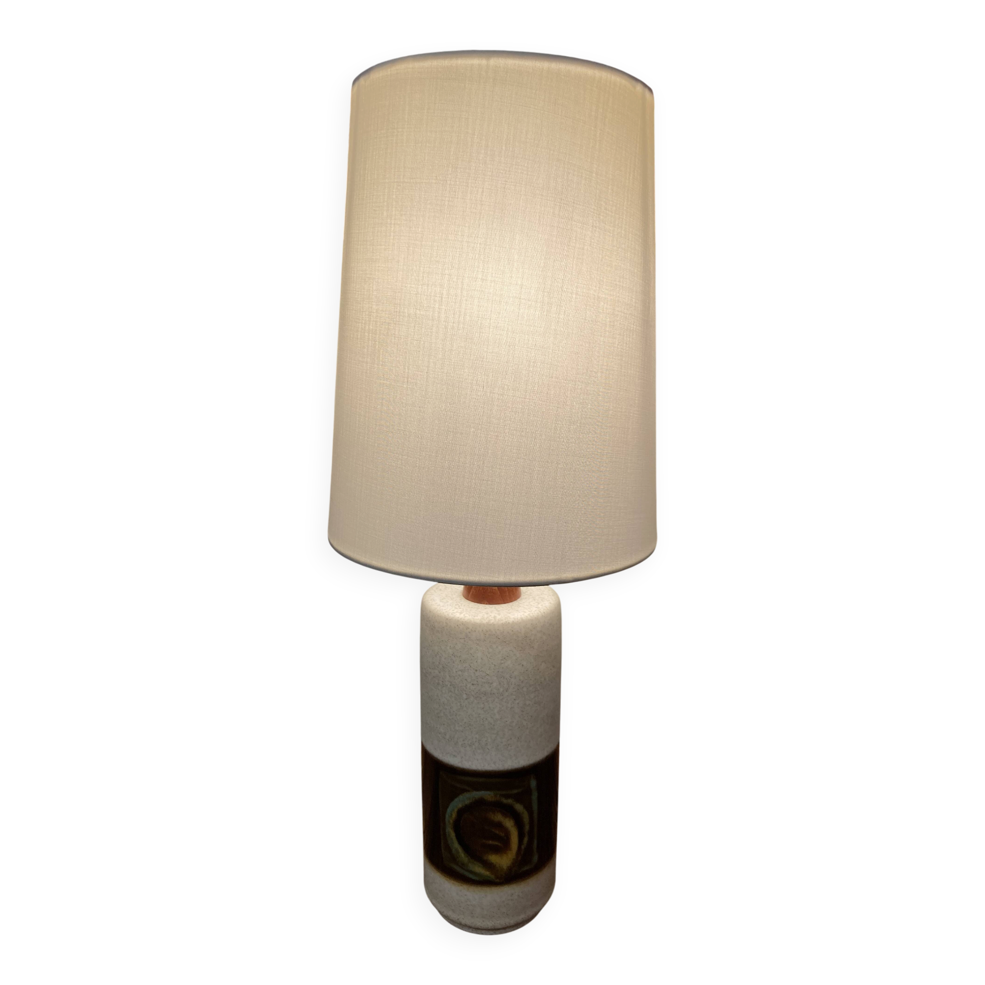 SCANDINAVIAN DESIGN CERAMIC LAMP 1950.