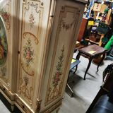 Romantic Louis XV style four-door wardrobe
