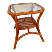 Table basse rotin