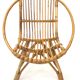 Fauteuil enfant vintage en rotin par Rohe Noordwolde