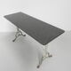 XL Garden table made in Paris, bistro table with granite top