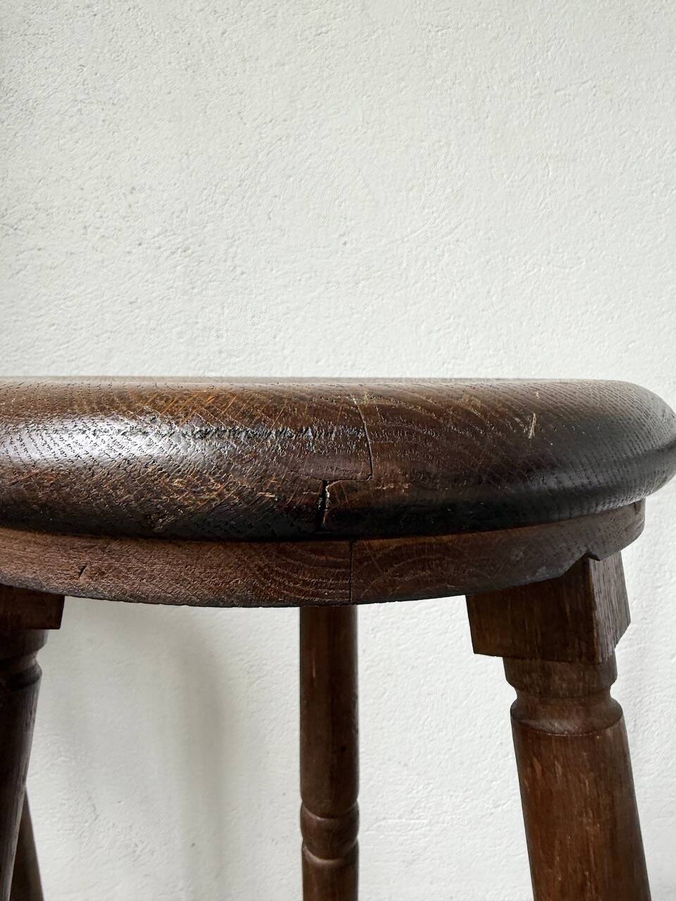 Oak bistro stools 1950