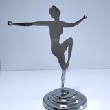 Metal jewelry holder Art Deco style bathroom decor