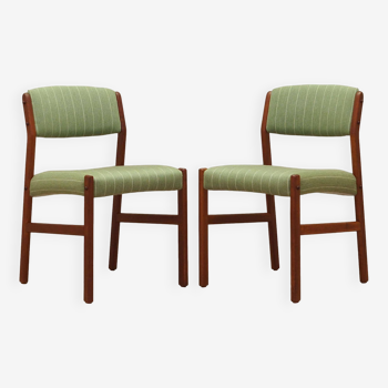 Set of two teak chairs, Danish design, 1970s, production: Denmark