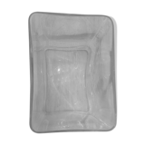 Rectangular glass vase