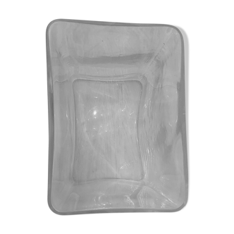 Rectangular glass vase