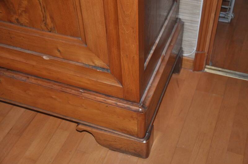 Antique solid oak wardrobe