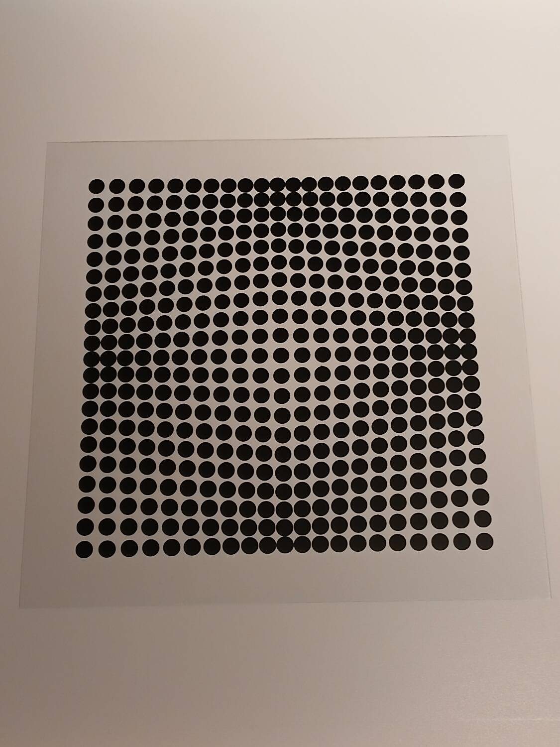 Vasarely silkscreen print - "Deep Kinetics" - 3D Illusion & Black and White