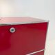 USM Haller "Ruby Red" – storage unit (as new condition)