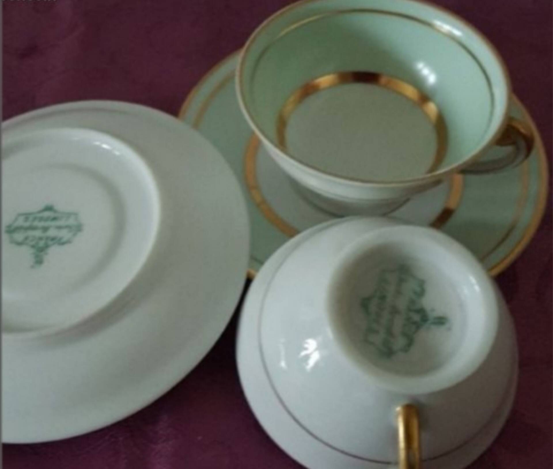 Set of 4 coffee cups from Manufacture Charles Ahrenfeldt