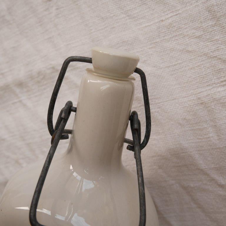 Old stoneware hot water bottle or bottle