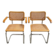 Pair of armchairs Cesca B64 Marcel Breuer