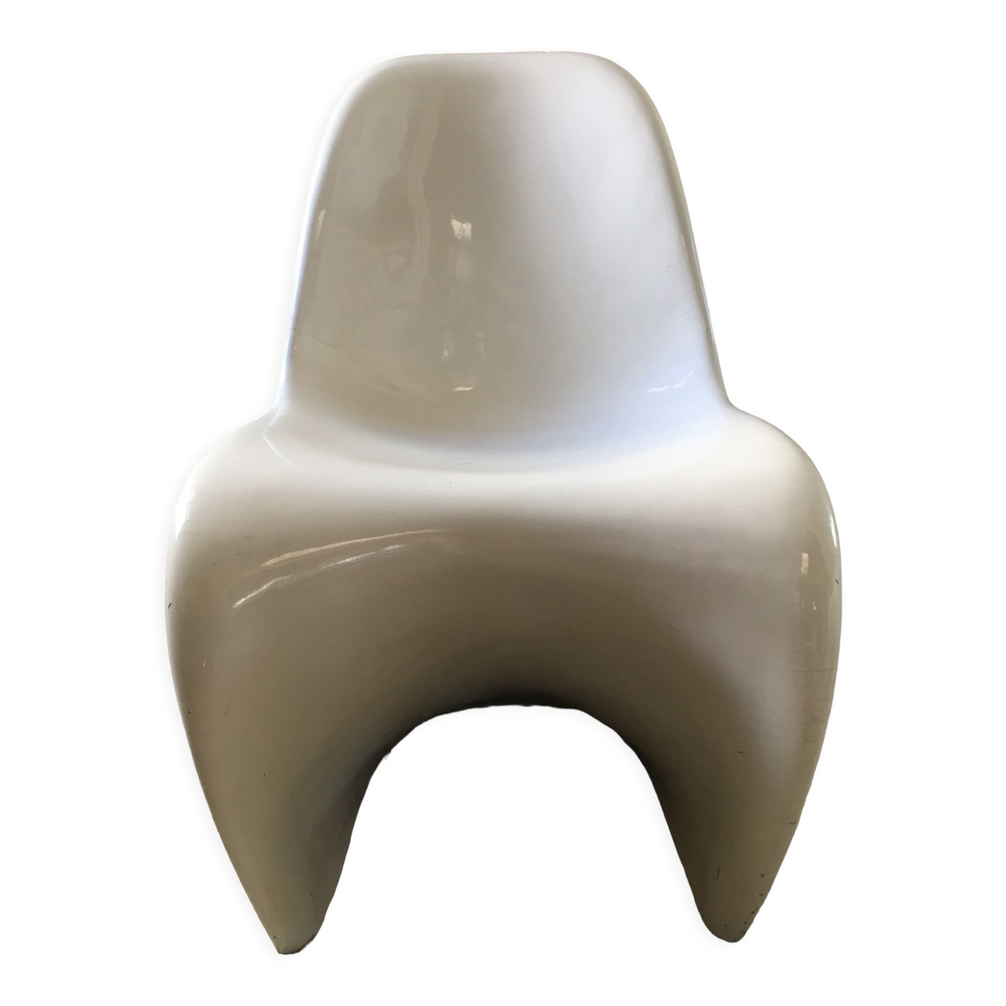 S chair by Verner Panton in fiberglass series 1 1967