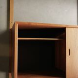 Meuble mural en teck danois du milieu du siècle par Poul Cadovius pour Cado