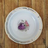Vintage porcelain hollow plates
