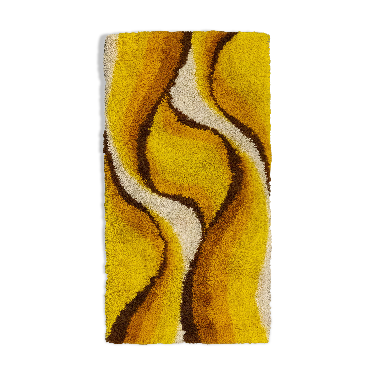 Yellow 'flames' desso carpet