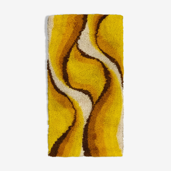 Tapis jaune 'Flames' Desso