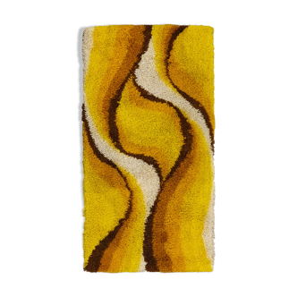 Tapis jaune 'Flames' Desso