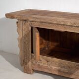 Antique carved TV cabinet (c.1850) #60