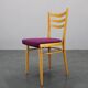 Ensemble de quatre chaises de salle à manger en hêtre des années 1960, Tchécoslovaquie