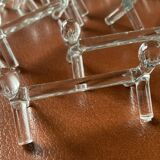 Set of 18 blown glass knife rests - Vintage