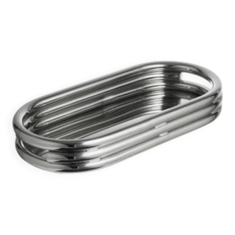 Axel Chay. Elongated chrome tray for Monoprix