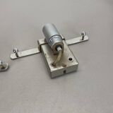 Set of 3 Murano Ice Glass Wall Lights/Sconces by FISCHER Leuchten, Germany, 1970