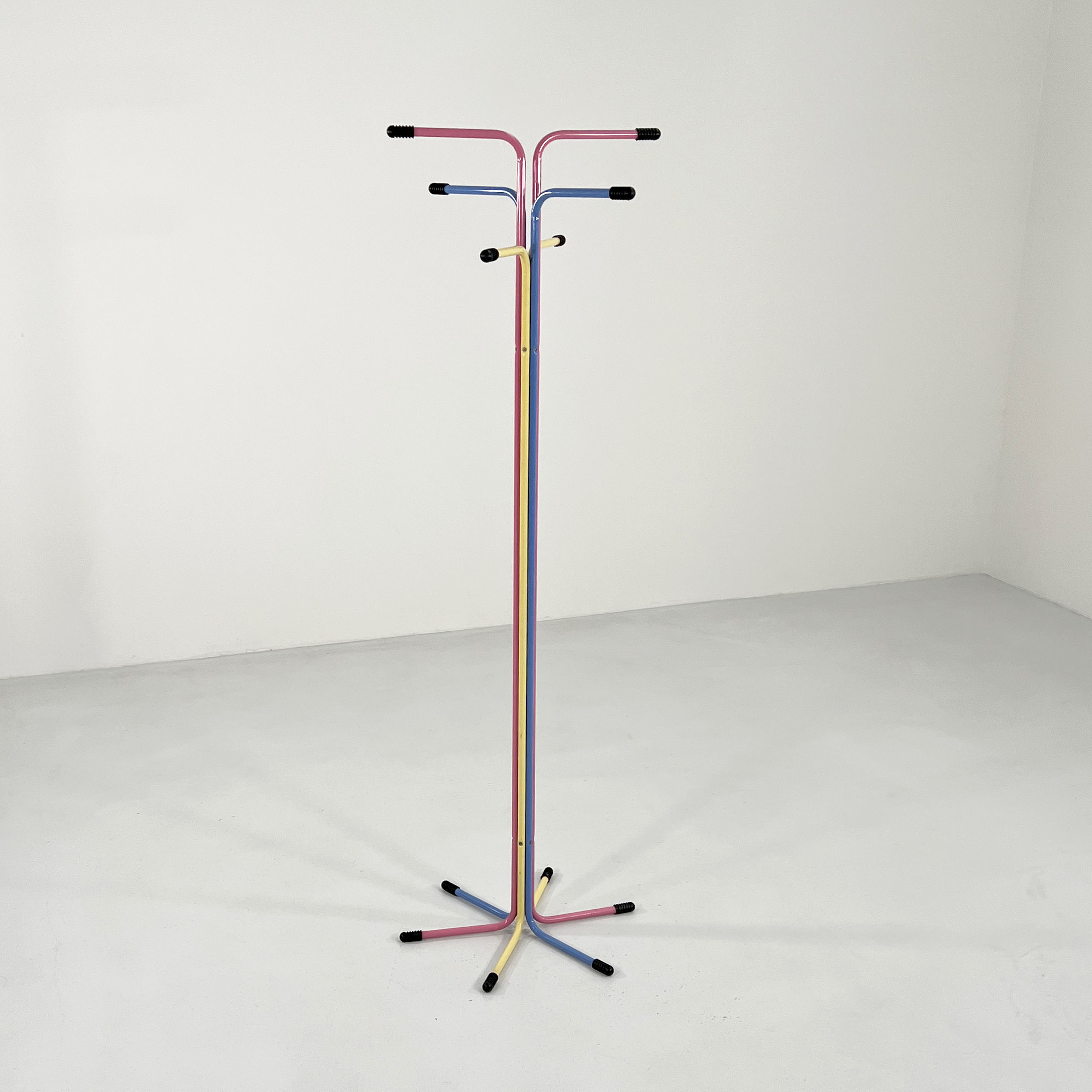 Portemanteau sur pied multicolore ikea, 1980